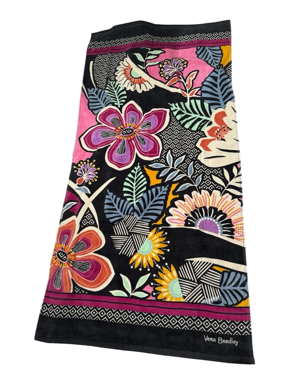 NWT Vera Bradley Kauai Floral Beach Towel Retired Pattern LAST ONE!
